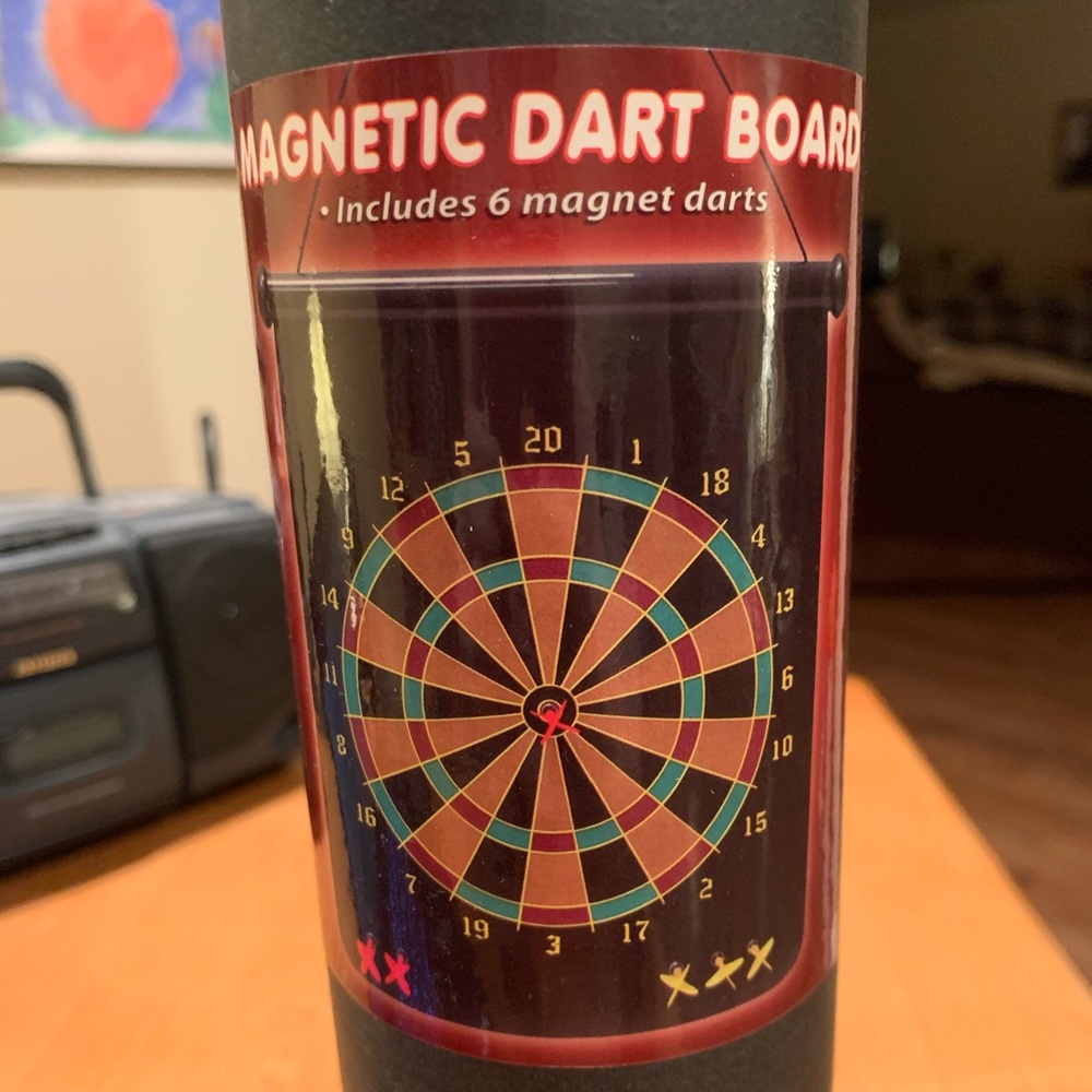 15 inch magnetic reversible dartboard - Picture 3 of 7